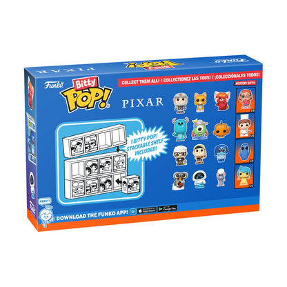 Funko Bitty Pop! 4-Pack: Disney Pixar - Buzz Lightyear, Sox, Red Panda Mei, Mystery Pop!