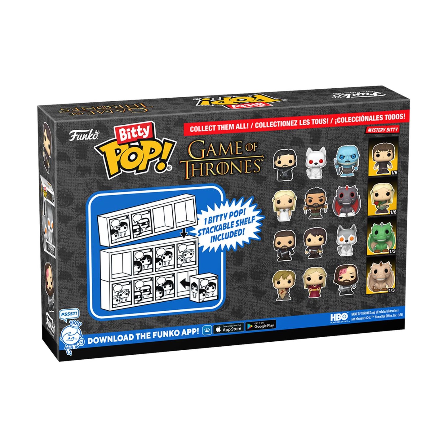 Funko Bitty Pop! 4-Pack: Game of Thrones - Jon Snow Vinyl Figurer