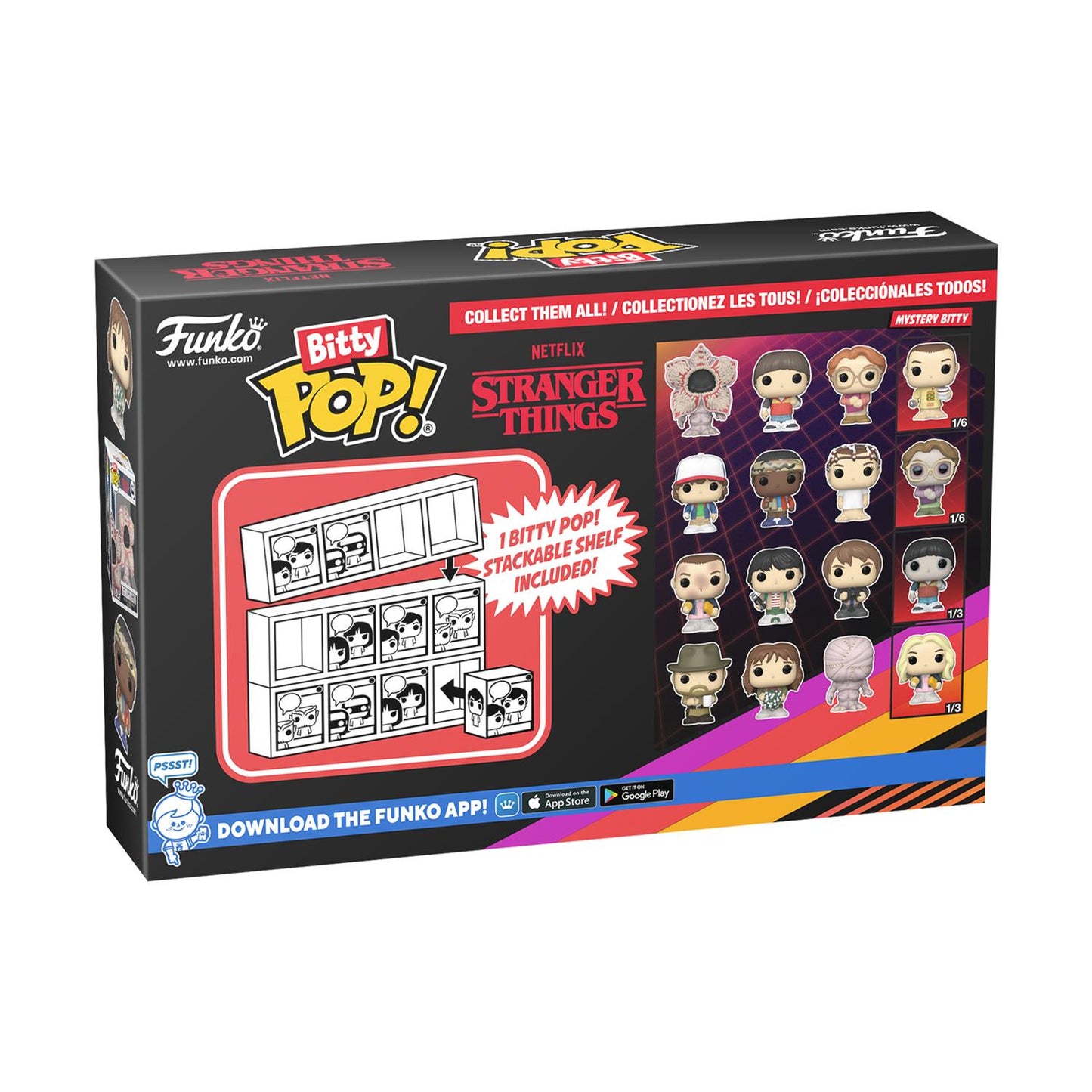 Funko Bitty Pop! 4-Pack: Stranger Things - Demogorgon, Will, Barb, Mystery Pop!