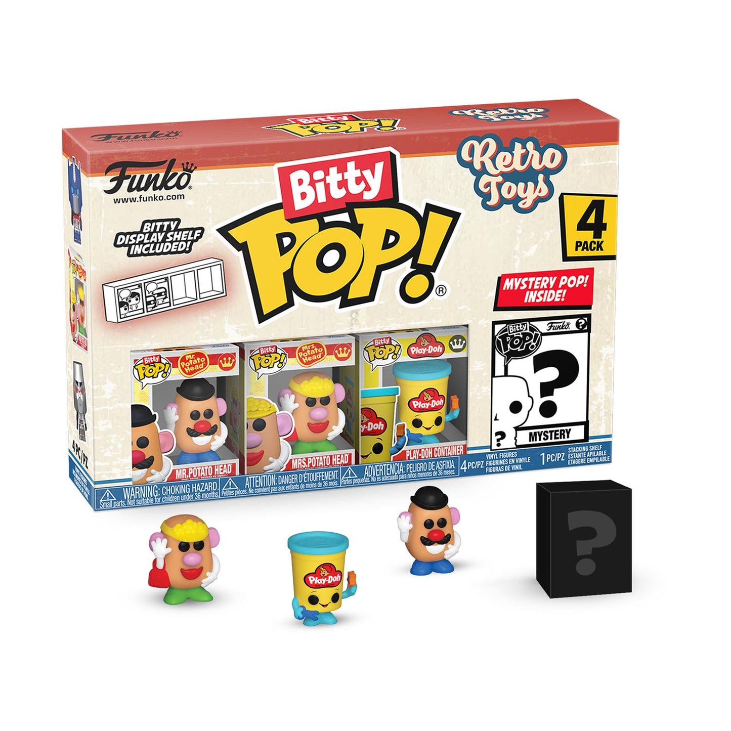 Funko Bitty Pop! 4-Pack: Retro Toys: Mr. Potato Head