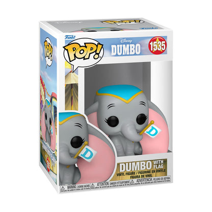 Funko Pop! Disney: Dumbo med Flagga #1535 Vinylfigur