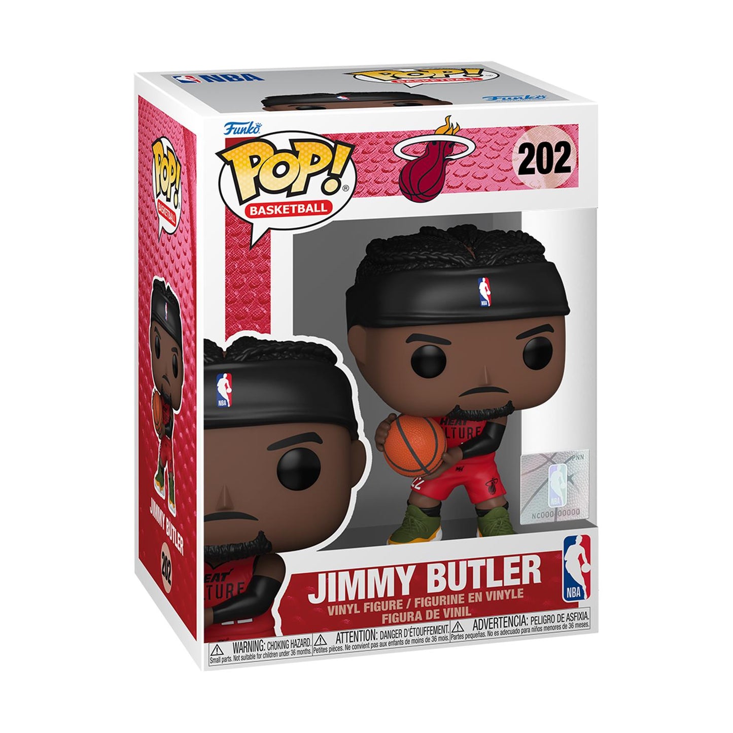 Funko Pop! Basketball: NBA Heat - Jimmy Butler (City Edition 24-25) #202 Vinyl Figur