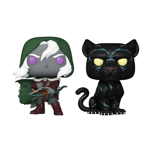 Funko Pop! Dungeons and Dragons 2-Pack: Drizzt Do'Urden och Guenhwyvar