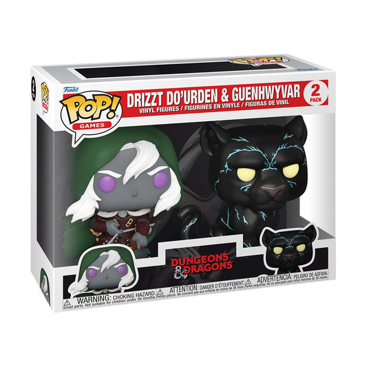 Funko Pop! Dungeons and Dragons 2-Pack: Drizzt Do'Urden och Guenhwyvar