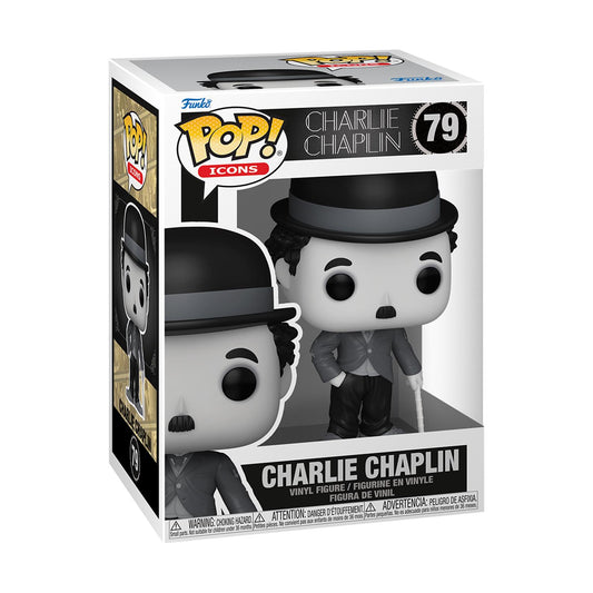 Funko Pop! Icons: Charlie Chaplin Vinyl Figur #79