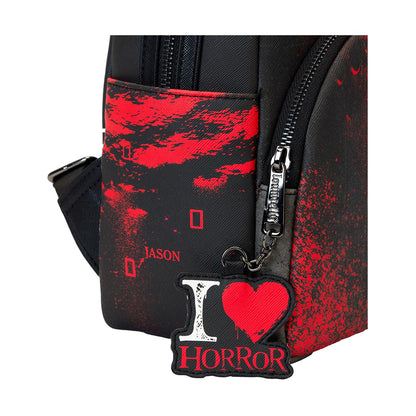 Loungefly Warner: Brothers Friday the 13th - I Heart Horror Mini Backpack