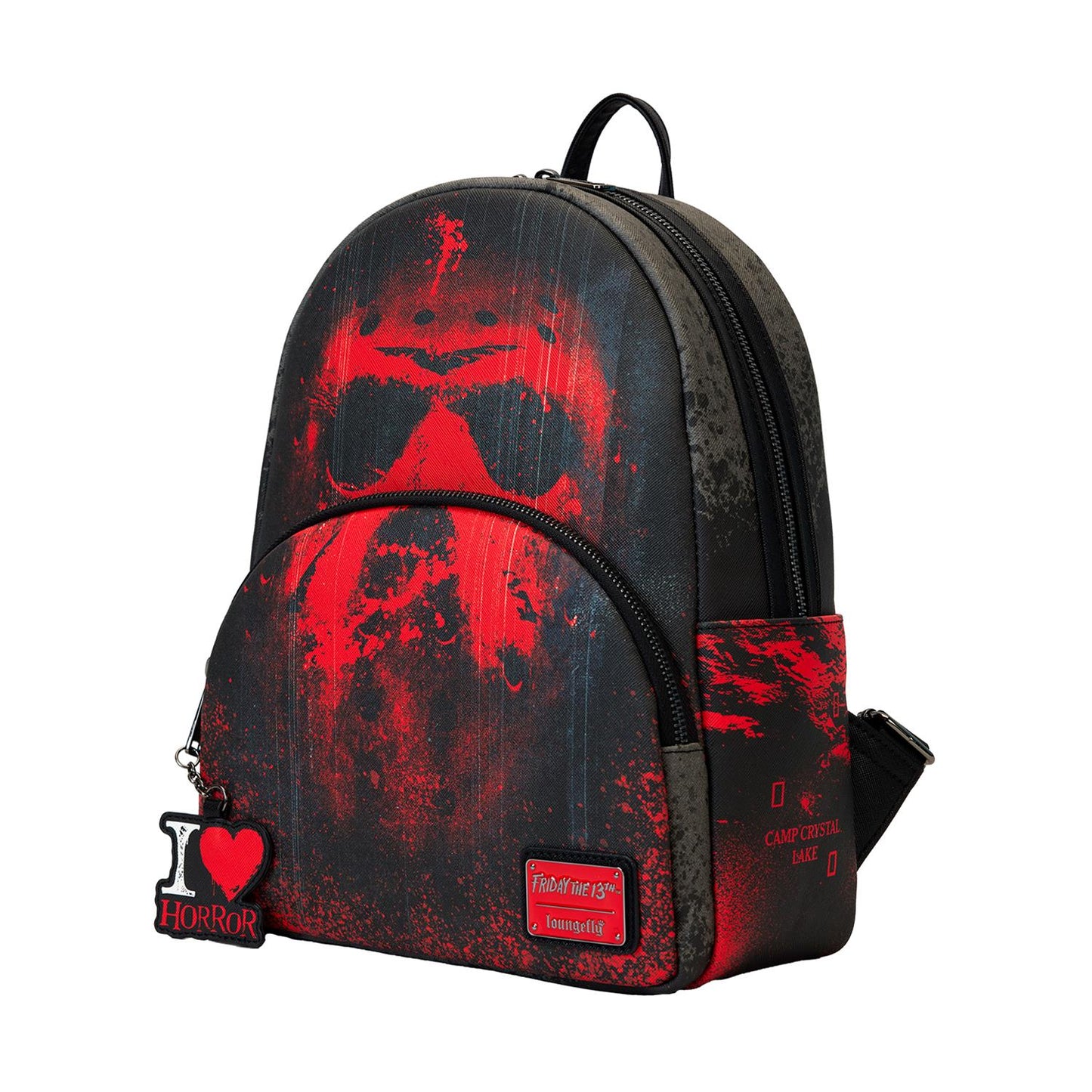 Loungefly Warner: Brothers Friday the 13th - I Heart Horror Mini Backpack