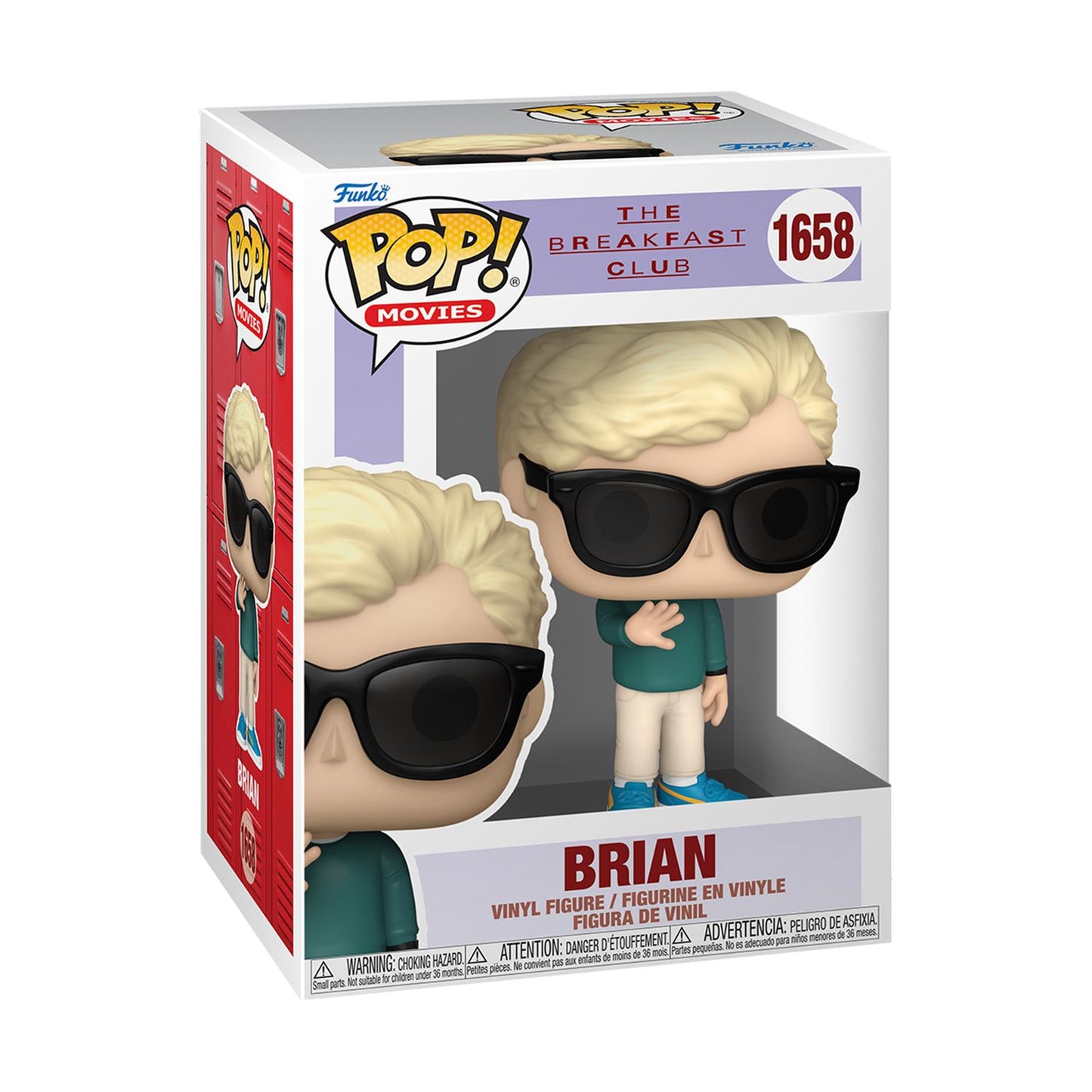 Funko Pop! Movies: The Breakfast Club - Brian #1658 Vinyl Figur