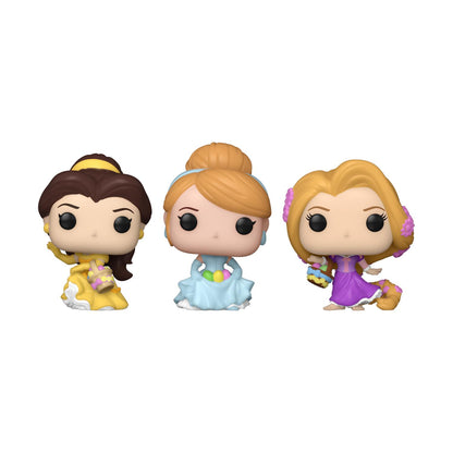 Funko Pocket Pop! 3-Pack Påsk 2025: Prinsessor - Belle, Cinderella, Rapunzel