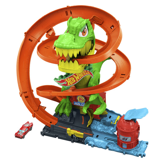 Mattel Hot Wheels City: T-Rex Brandstation (JBM73)