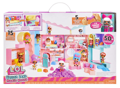 MGA L.O.L. Surprise! Squish Sand Magic House med Sister Tot (593218EUC)