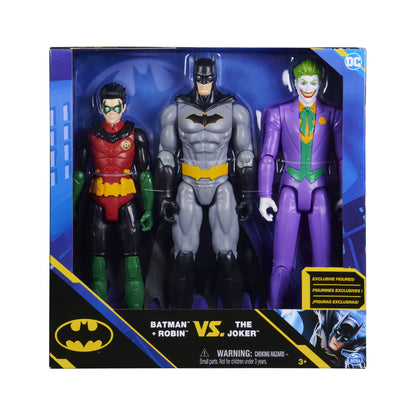 Spin Master DC: Batman och Robin mot Jokern 12-tums Figurer Set