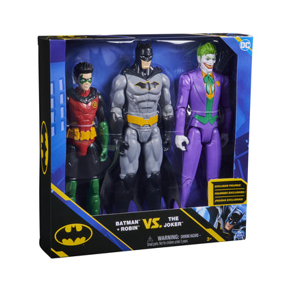 Spin Master DC: Batman och Robin mot Jokern 12-tums Figurer Set