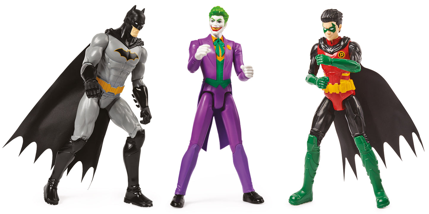 Spin Master DC: Batman och Robin mot Jokern 12-tums Figurer Set