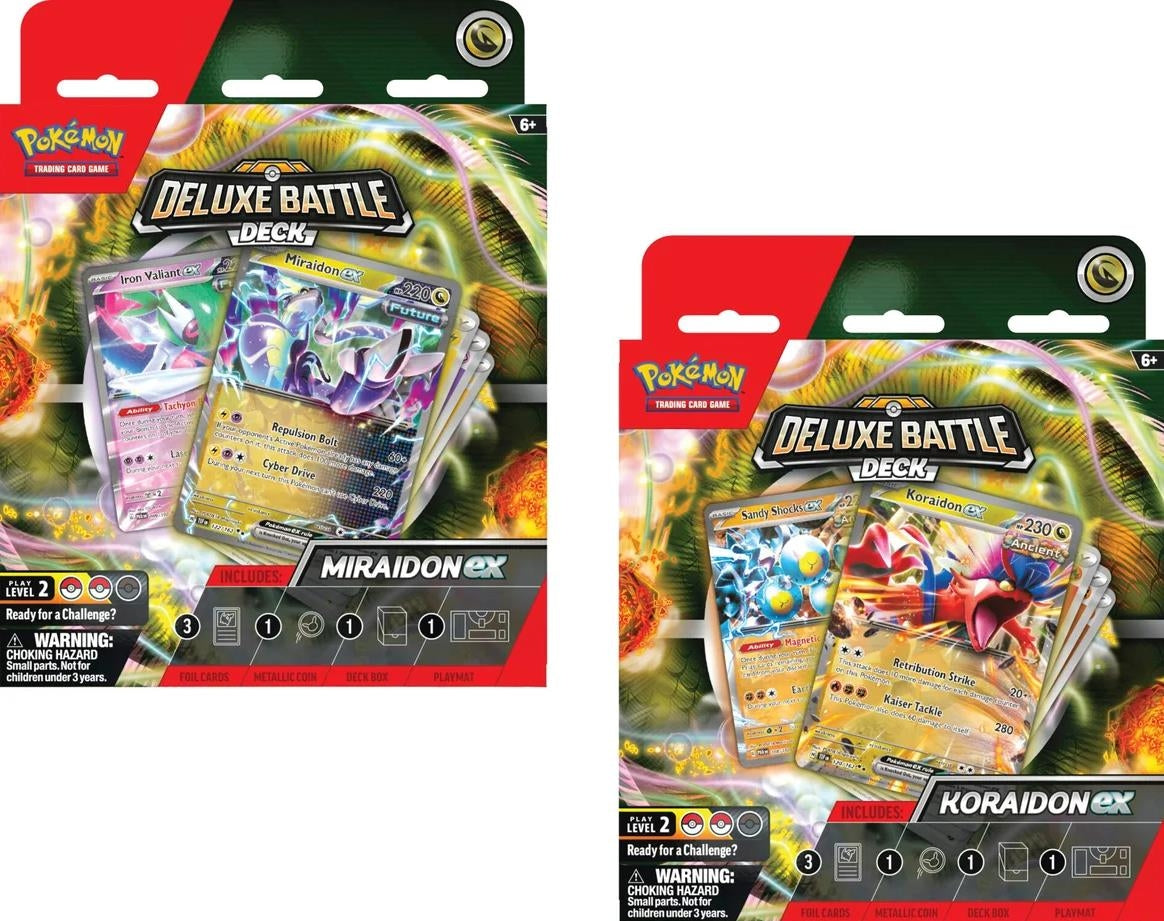 Pokemon TCG: Deluxe Battle Deck - KoraidonEX/MiraidonEX (Random)