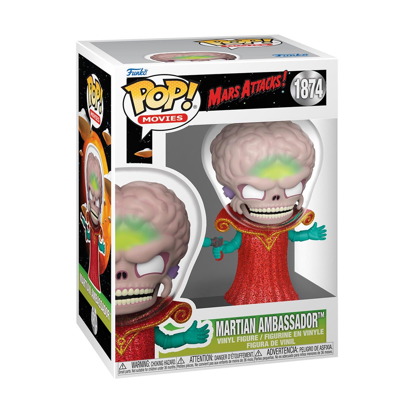 Funko Pop! Movies: Mars Attacks - Martian Ambassador #1874 Vinyl Figur