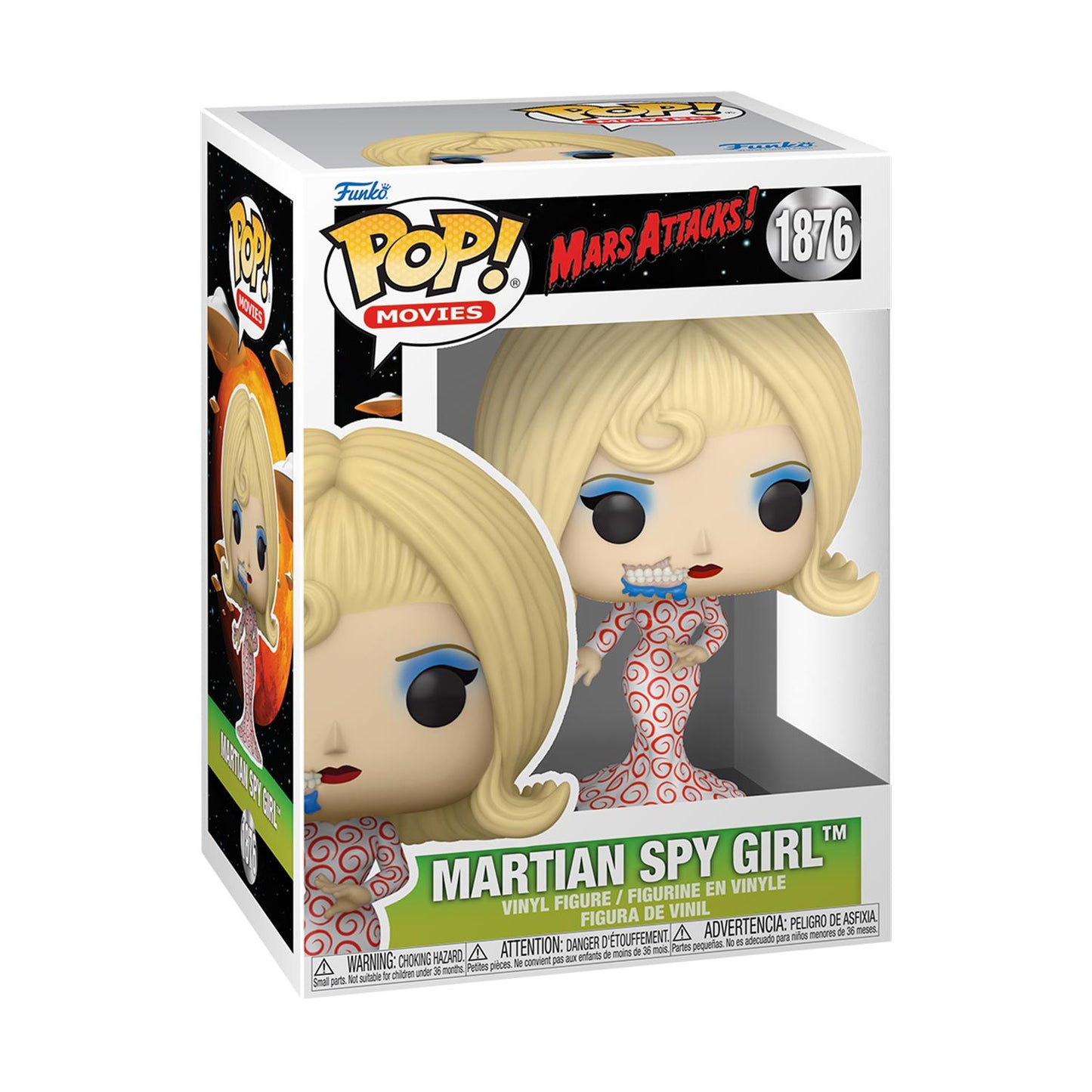 Funko Pop! Movies: Mars Attacks - Martian Spy Girl #1876 Vinyl Figur