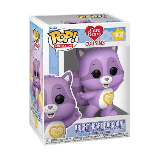 Funko Pop! Care Bears Cousins - Bright Heart Raccoon #1802 Vinylfigur