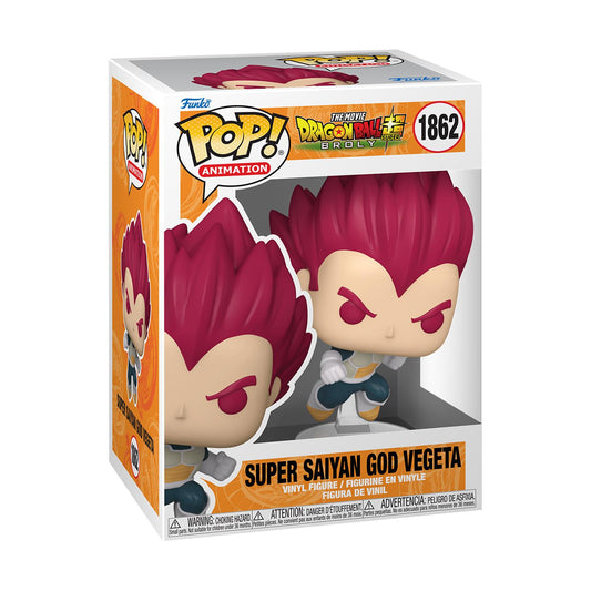 Funko Pop! Dragon Ball Super - Super Saiyan God Vegeta #1862 Vinylfigur