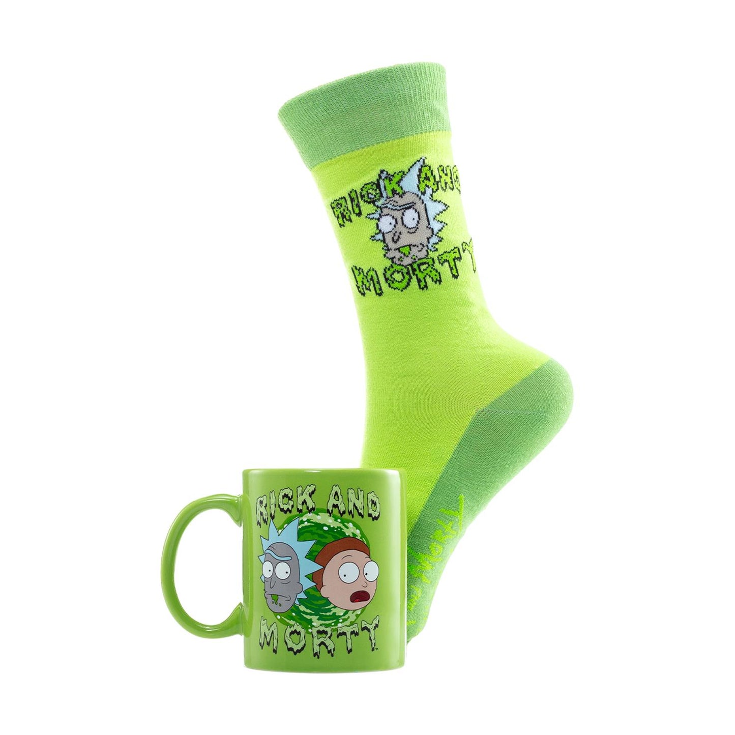 Pyramid Rick and Morty Mugg och Sockset