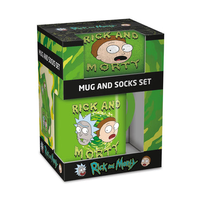 Pyramid Rick and Morty Mugg och Sockset