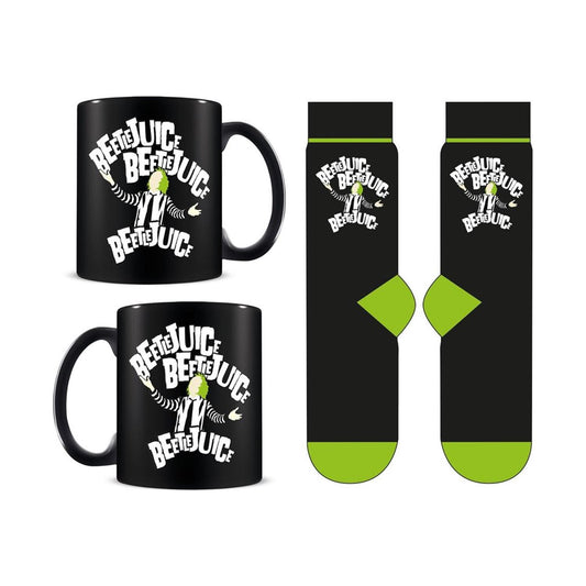 Pyramid Beetlejuice Mug och Strumpor Set