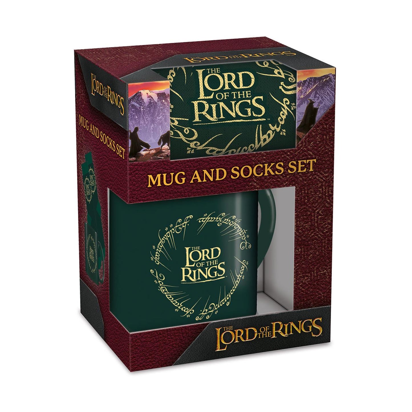 Pyramid Lord Of The Rings Mugg och Strumpor Set