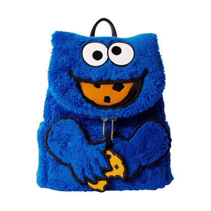 Loungefly Sesame Street: Cookie Monster Plysch Mini Ryggsäck