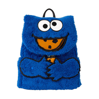 Loungefly Sesame Street: Cookie Monster Plysch Mini Ryggsäck