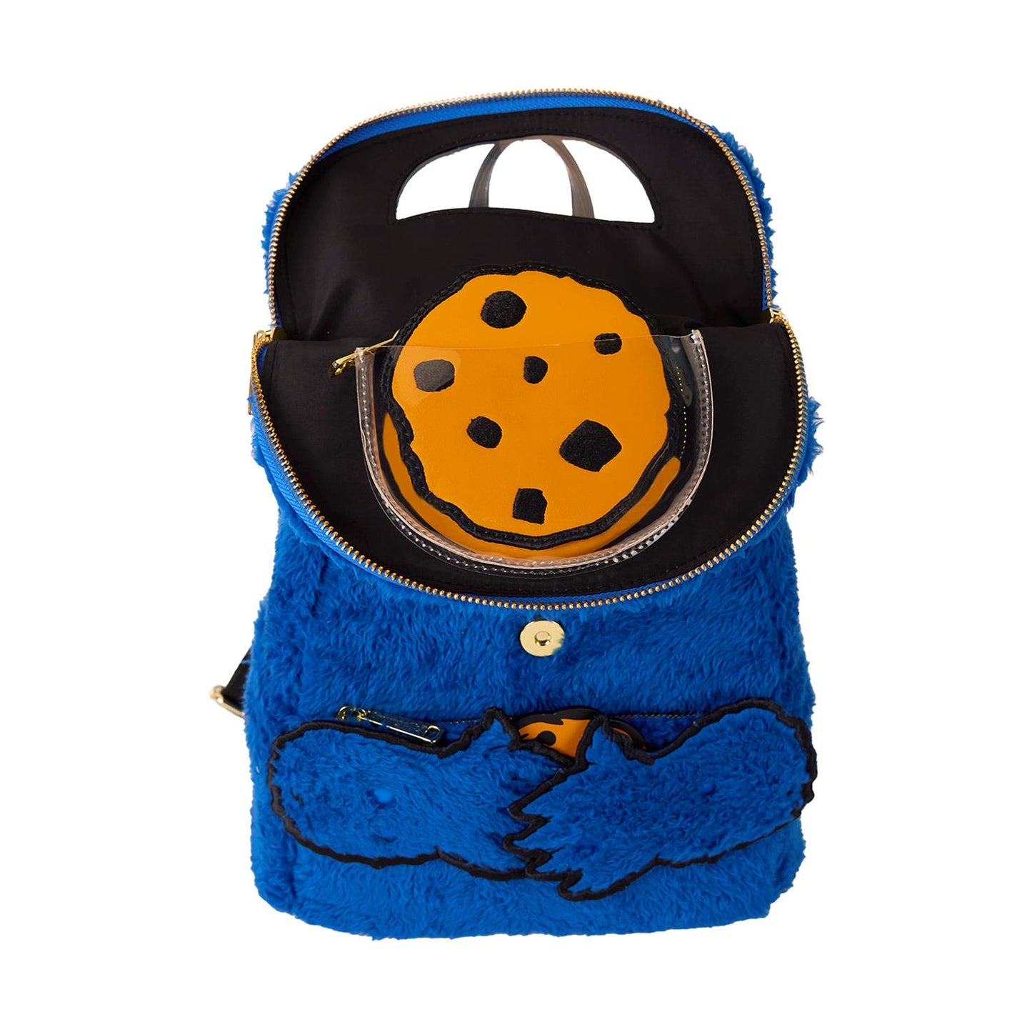 Loungefly Sesame Street: Cookie Monster Plysch Mini Ryggsäck