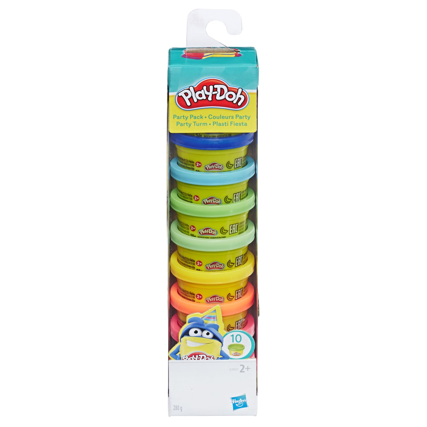 HASBRO PLAY-DOH PARTY PACK MINI TUBES (10 st)