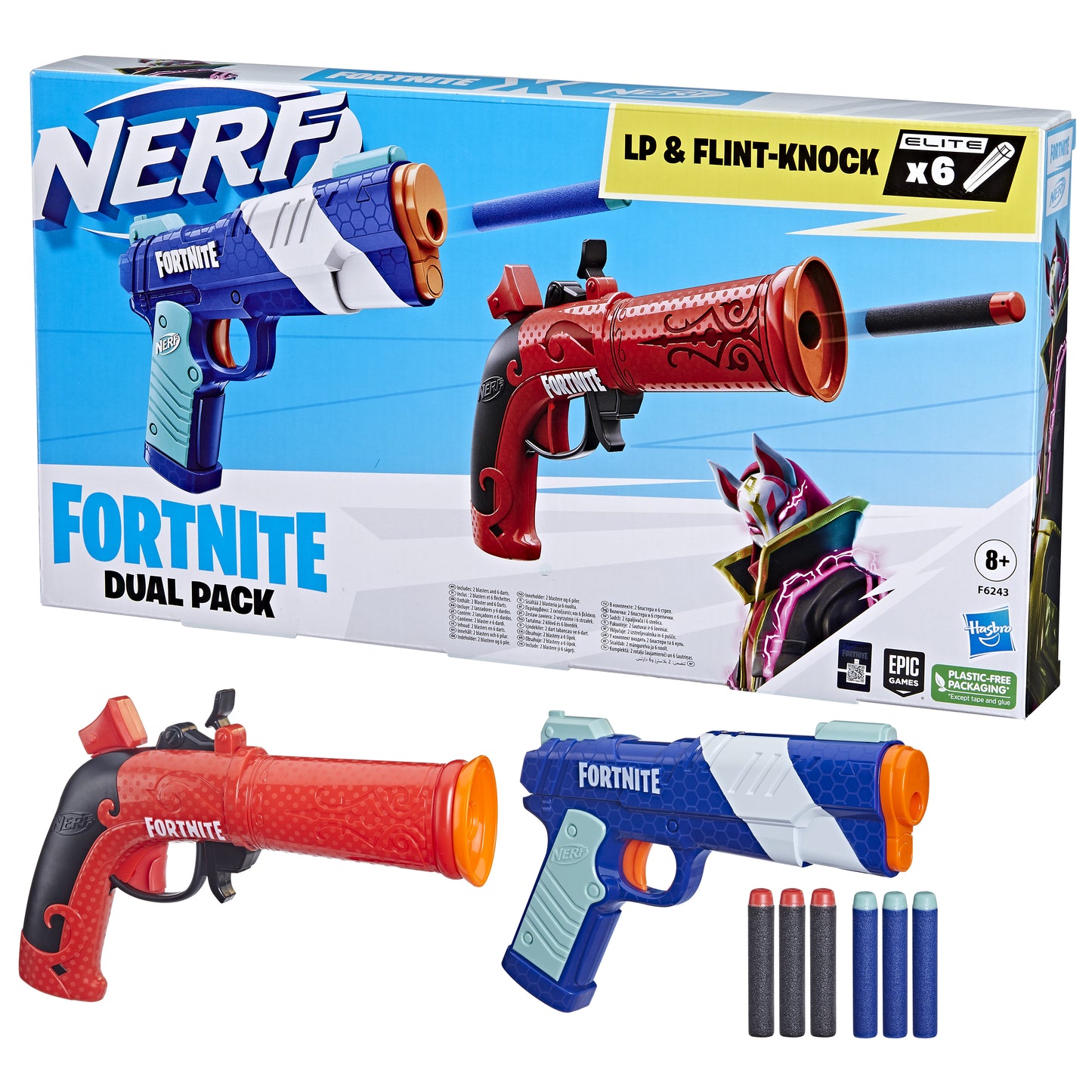 Hasbro Nerf Fortnite Dual Pack - LP och Flint-Knock (F6243)