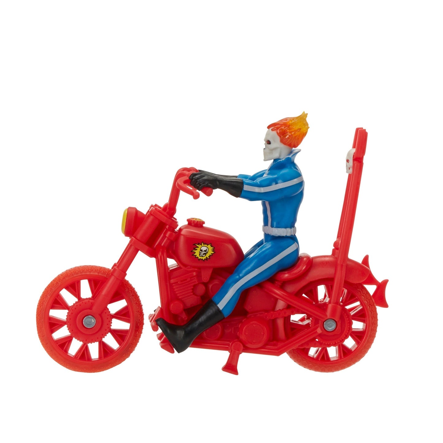 Hasbro Marvel Legends Retro Collection - Ghost Rider Action Figure och Motorcykel (10cm)