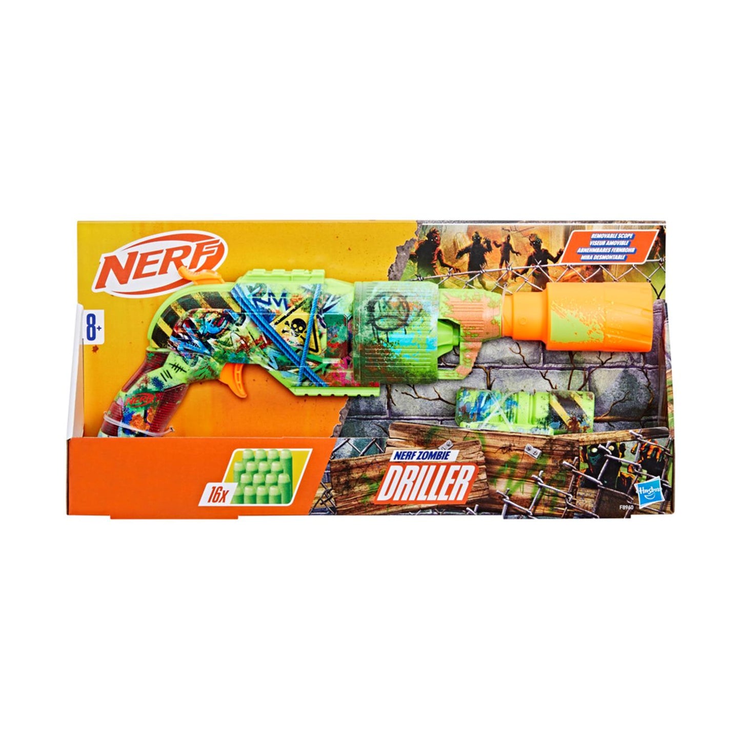 Hasbro Nerf Zombie - Driller (F8960)