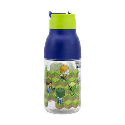 Minecraft Isometrisk Dubbelöppnande Ecozen Flaska (420ml)