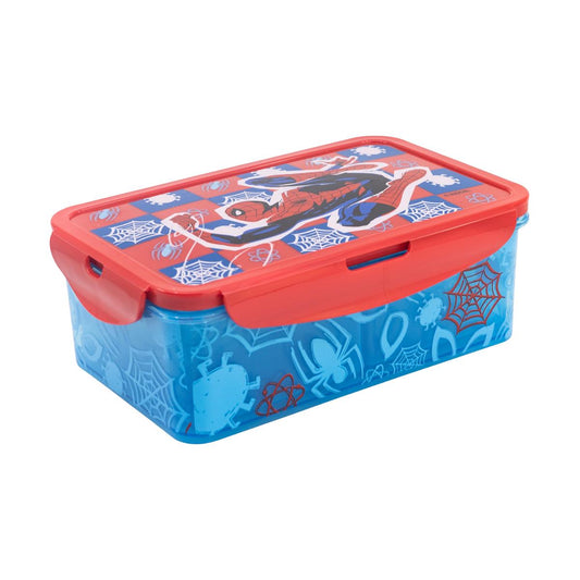 Marvel Spider-Man Arachnid Grid Matlåda med Avtagbara Fack - 1190ml