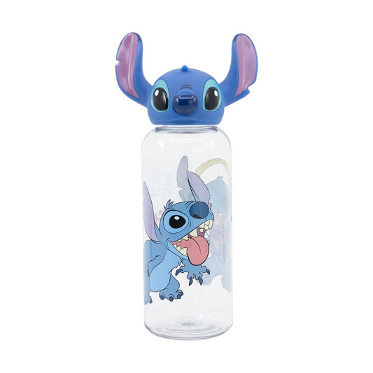 Stor: Stitch Flowers - 3D Figurine Flaska (560ml)