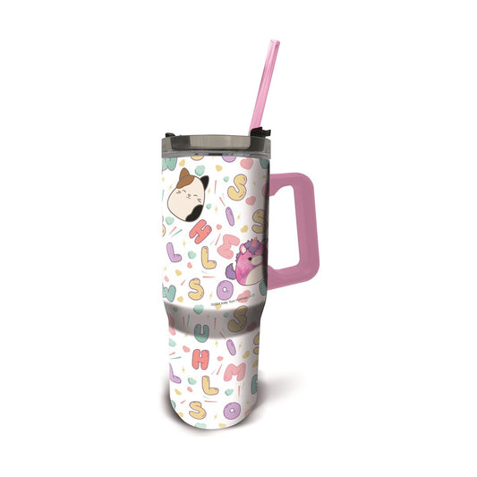 Squishmallows - DW Isolerad Rostfritt Stål XL Rambler Mugg (940ml)