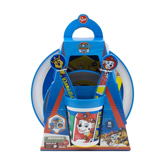 Paw Patrol - Pup 5 delars Set med Non-Slip Design