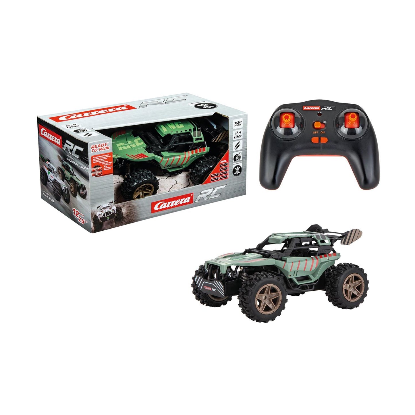 Carrera R/C Bil: 2,4GHz Mountain Racer 1:20