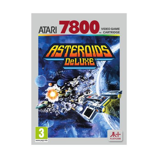 Atari 7800 + Asteroids Deluxe - Retro Spelkonsol