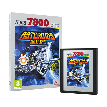 Atari 7800 + Asteroids Deluxe - Retro Spelkonsol