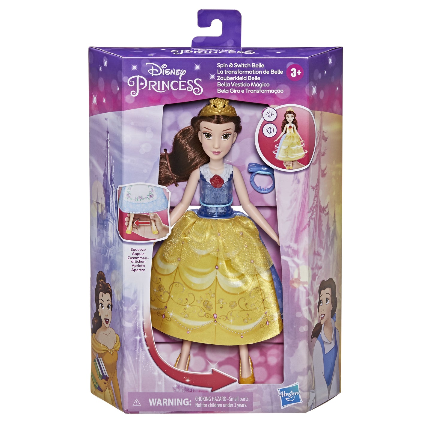 Hasbro Disney Princess: Spin and Switch Belle (F1540)