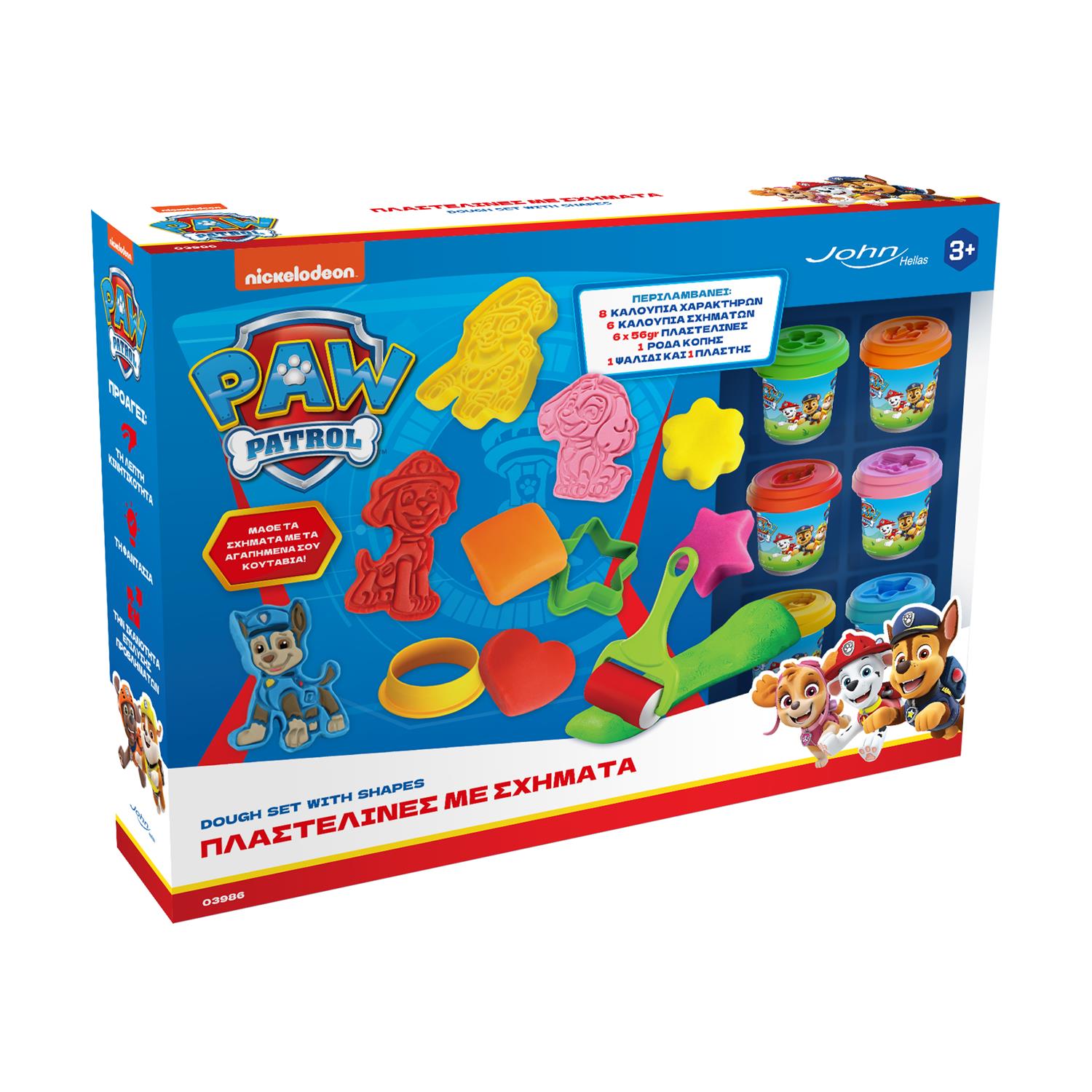 John Hellas: Paw Patrol Pusselset med Play-Doh