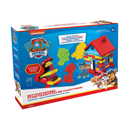 Paw Patrol Plezzi: John Hellas Set med Hem (03985PM)