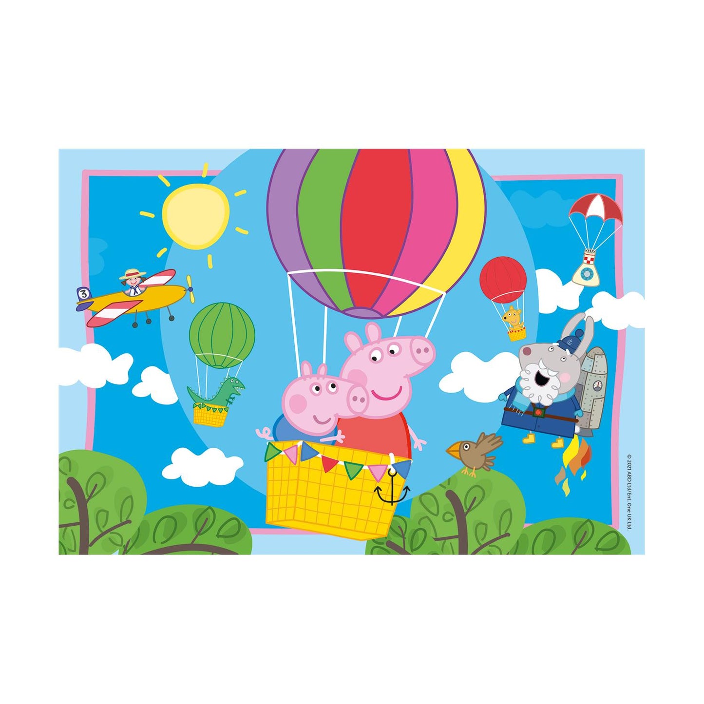 Ravensburger Pussel: Peppa Pig - Peppas Äventyr (2x12 bitar)