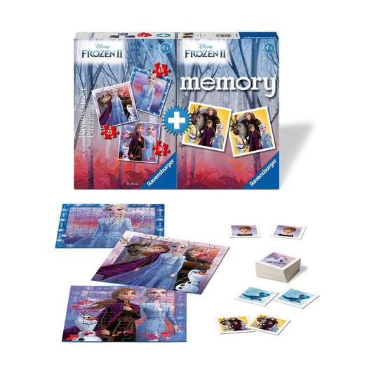 Ravensburger Memory® och 3 Pussel: Frozen II (20673)