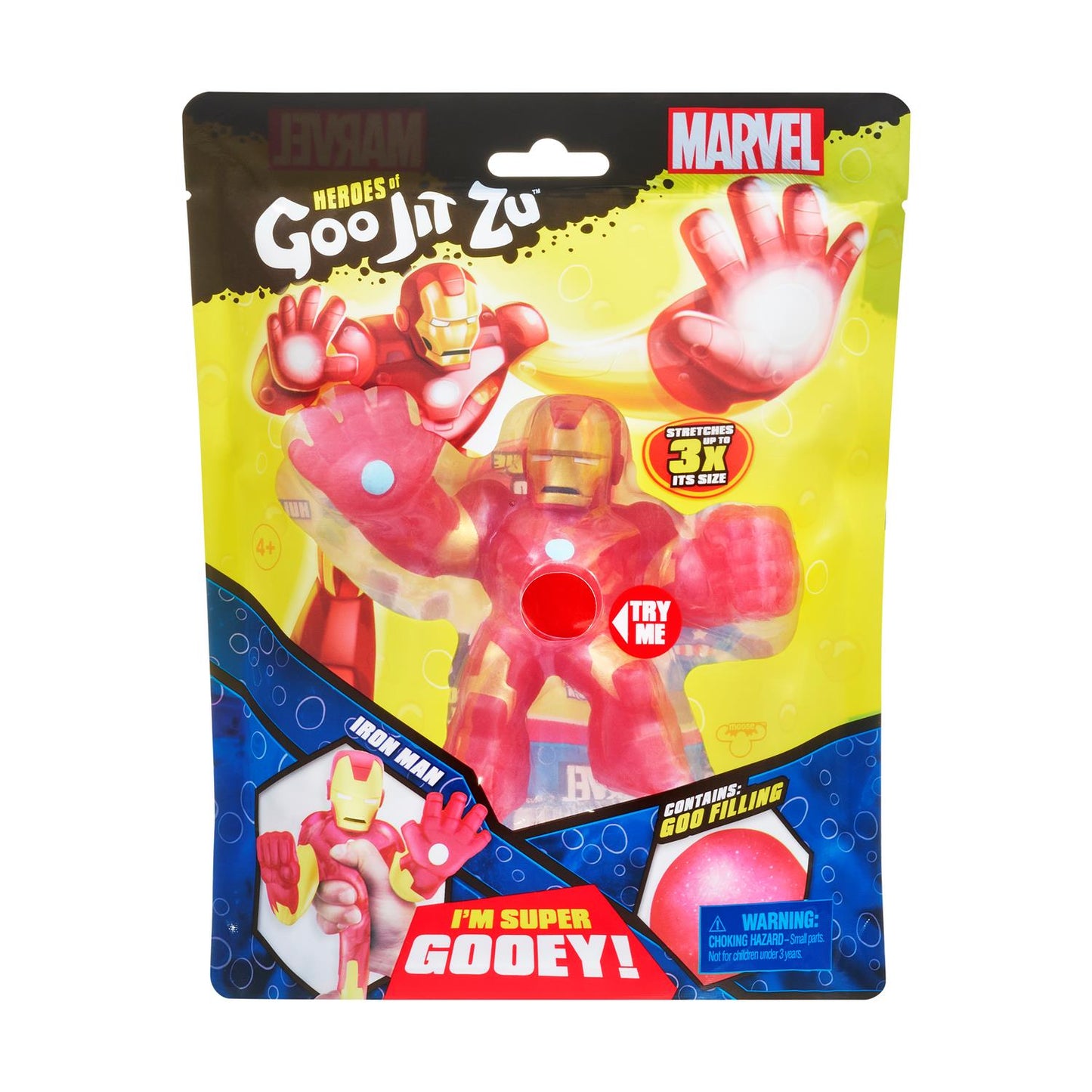 Giochi Preziosi Marvel: Heroes of Goo Jit Zu - Iron Man Hero Pack