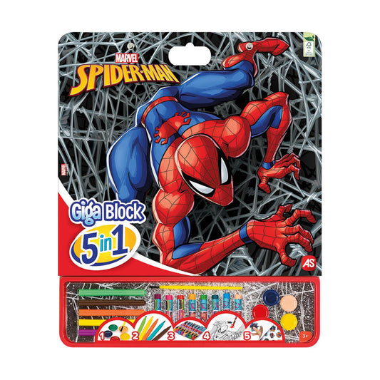 AS Marvel: Giga Block Ritset 5 i 1 Spiderman