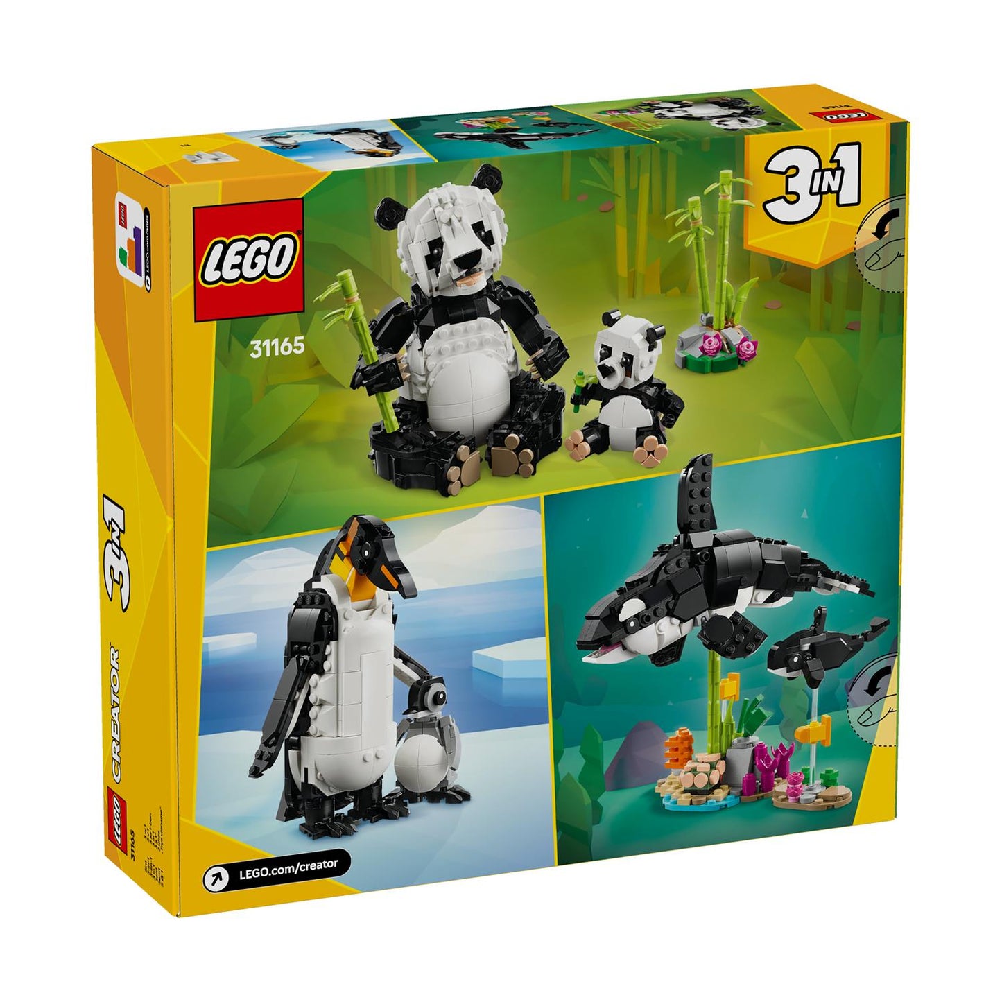 LEGO® Creator: Vilda Djur: Pandafamilj (31165)